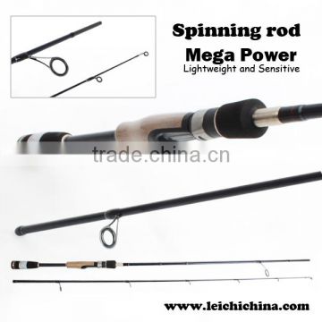 Lightweight fuji guide carbon fishing spinning rod