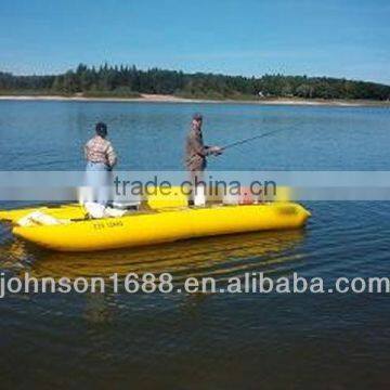 inflatable fishing boat with seats