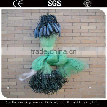 Big Float Green Nylon Three Layer Monofilament Gill Nets