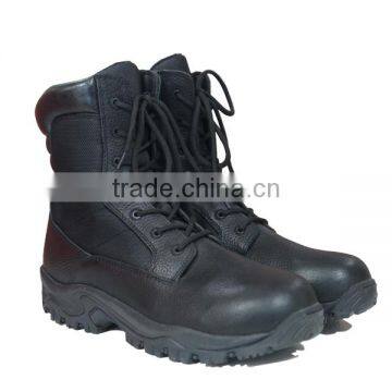 High Quality Black Leather Military Boots For Men photo-2