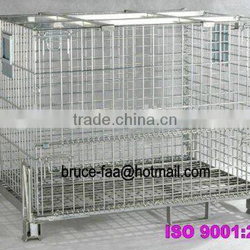 collapsible mesh container/storage cage