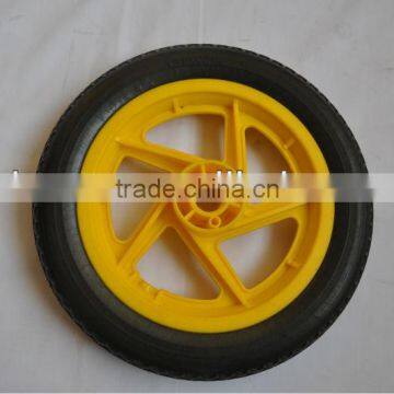 utility plastic trailer PU Wheel 12 inch