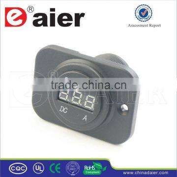 Car DC Digital Power Outlet Automotive Ammeter Socket