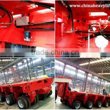 CIMC Multi Axles Platform Lowbed Modular Trailer With Hydraulic System photo-2
