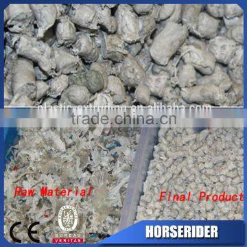 pe pp Rubbish Bags Drying Pelletizing Machine/pe pp Film Polybags Squeeze Granulator Drying Plant photo-4