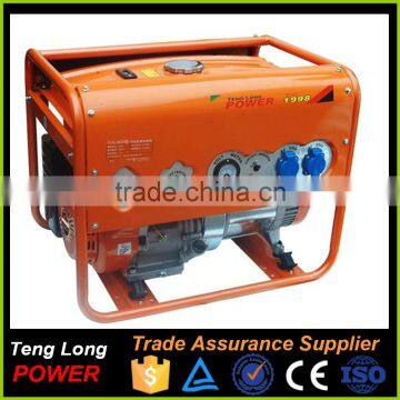 single cylinder 3 phase ac 2.5 kva low torque generator