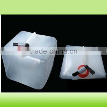 10 liter plastic water bladder collapsible water bag for camping