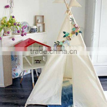 Promotional Kids Children Play Indoor Room Cotton Canvas Indian Teepee Tent photo-3