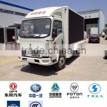 China Howo 4x2 Led Truck, Led Mobile Stage Truck for Sale photo-2