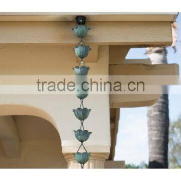 Metal iron Rain Chain Copper garden decoration Rain Chain in india