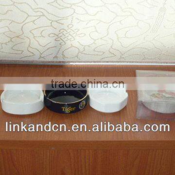 Haonai 2014 white blank ceramic ashtray for sale