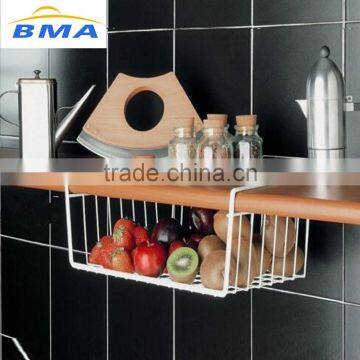 Wholesale Multifunction Under Shelf Metal Wire Kitchen Storage Basket