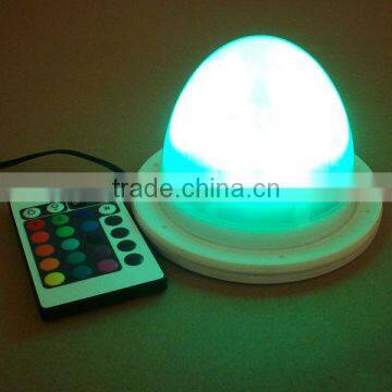 LED Round Base Wedding Table Centerpiece Vase Light