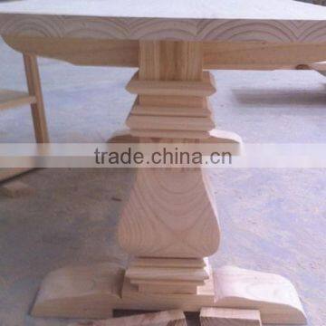 2016 Hot Saele American Retro Modern Fashion Rectangular Wooden Dining Table and Chairs photo-4