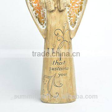 Resin Wing Angel Figurine Statues Catholic Religious Items Wholesale photo-2