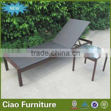 Foshan China Furniture Plastic Rattan Beach Lounge Chair photo-4