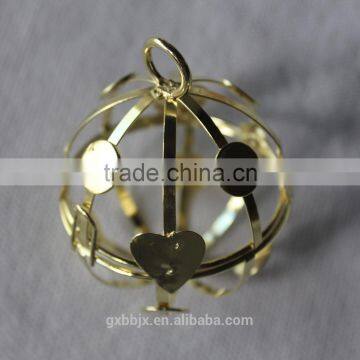 Decorative Metal Round Baskets for Candy Packaging
