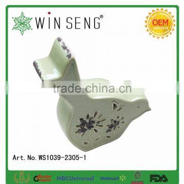 Bird Ornaments Ceramic Bird Candlestick Crafts Home Decor photo-2