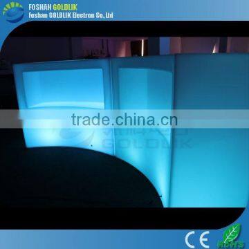 Decorative lighted plastic bar furniture GKT-021BC