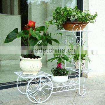 2016 Custom Rural Style Wrought Iron Flower Pot Stand photo-2