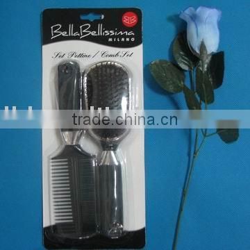 429034 PLASTIC HAIR BRUSH SET