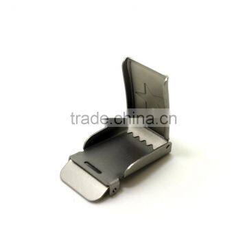 With Star Logo 1 Inch Garment Cloth Metal Stamping Steel Military Buckle Nickel Plate With Tip photo-4