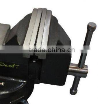 4",5",6" Heavy Duty Steel Bench Vice With Swivel Locking Base&Anvil photo-2