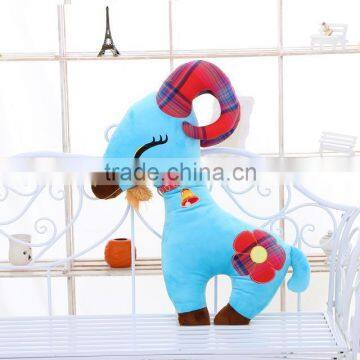 Baby Plush Pillow Plush Animal Goat Pillow photo-2