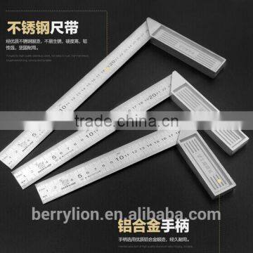 Berrylion Square Ruler Clear Scale Stainless Steel Square Ruler photo-6