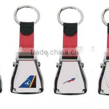Custom Logo Mini Aircraft Buckle Seatbelt Keychain for Sky Team Airlines Corporate Gift & Merchandise photo-5
