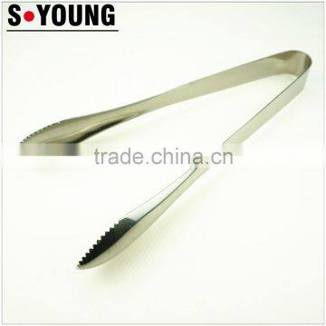 39039 Stainless Steel Kitchen Tongs BBQ Grill Food Salad Tongs Ice Tongs photo-4