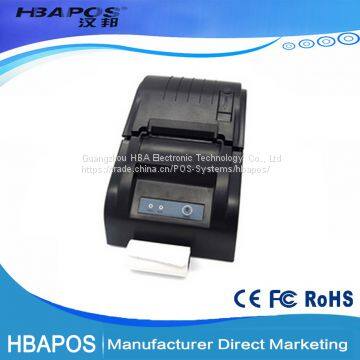 HBA-5890T Cheap Factory 58mm Portable Thermal Printer POS 58 Thermal Receipt Printer With Driver photo-3