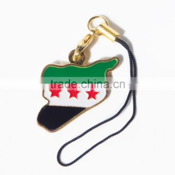 2017 Syria flag Cheap Custom Keychain/ Free Syria Map Keychain