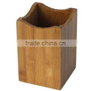 Fashion bamboo utensils holder