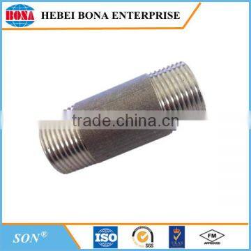 ISO Certified Black Carbon Steel Pipe Nipple