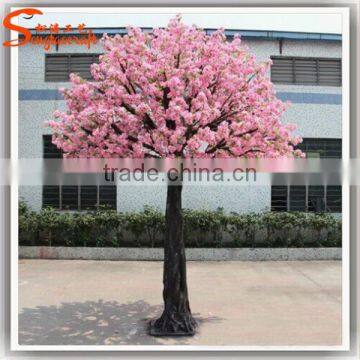 Silk Ornament Cherry Tree Artificial Fake Trees Cherry Blossoms Artificial Decorative Tree Christmas Tree and Plants photo-3