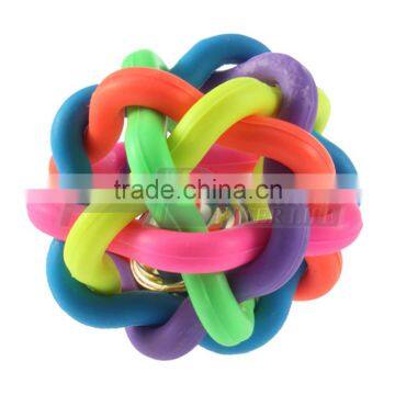 1pcs Colorful Ball Pet Toy Dog Toy Cat Toy With Bell for Small Medium Large Dog Chihuahua Yorkshire Poodle Pet Product Hot Hot photo-3
