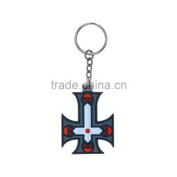 Promotional pvc keychains custom special keyrings 3D shape soft pvc keychain