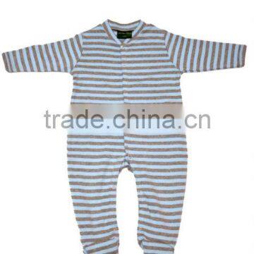 Organic Baby Footed Romper_100% Organic Cotton Comfortable Baby Body Suit and Organic Printed Long Sleeve and Short Sleeve Baby