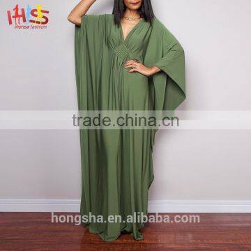 Islamic Items for Sale Butterfly Green Maxi Dress Alle Baba Abaya Muslim photo-2