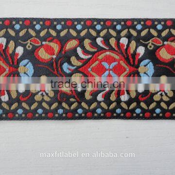 China Colorful High Density Custom Polyester Jacquard Weave Ribbon photo-6