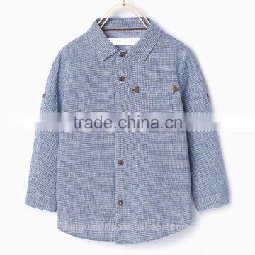 Swallow gird children shirts fashion checks boys shirts