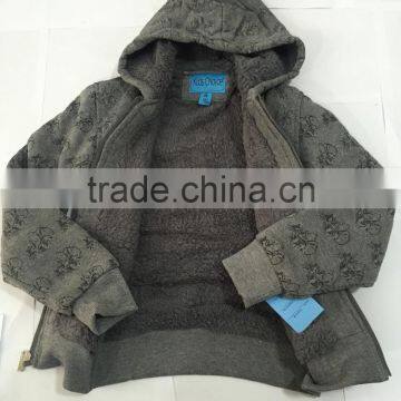 Children Clothes Boy Coat Hoody Jacket With Pattern photo-2