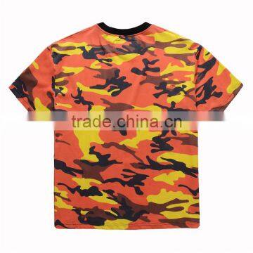 Wholesale Oversized Short Sleeves Mens Colored Sweatshirt Tee Custom Camo Military Tshirt Cool Cotton t Shirts photo-6