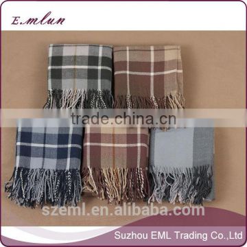 2014 New fashion men winter cashmere scarf