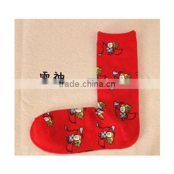 2015 the Avengers Personality Tide Lovers in Tube Socks Marvel DC Series of the Same Paragraph Socks for Men and Wome EML-9-2042