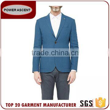2017 Trending Products Half Lining Polyester Viscose Fashion Office Custom Man Simple Suit Designs photo-2