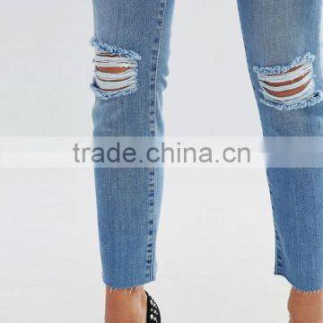 Women Jeans Trousers New Fashion Ripped Jeans Pants for Women photo-3