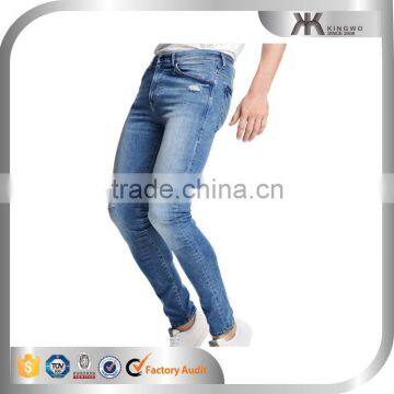 2016 Men's Jeans Denim Jeans Slim Fit Washed Distress Denim Jeans