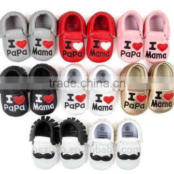 PU Baby Shoes Moccasins 29-Color Baby Boy Shoes Leather Baby Shoes Newborn Bebe Fringe Soft Soled Non-Slip Crib First Walker photo-3